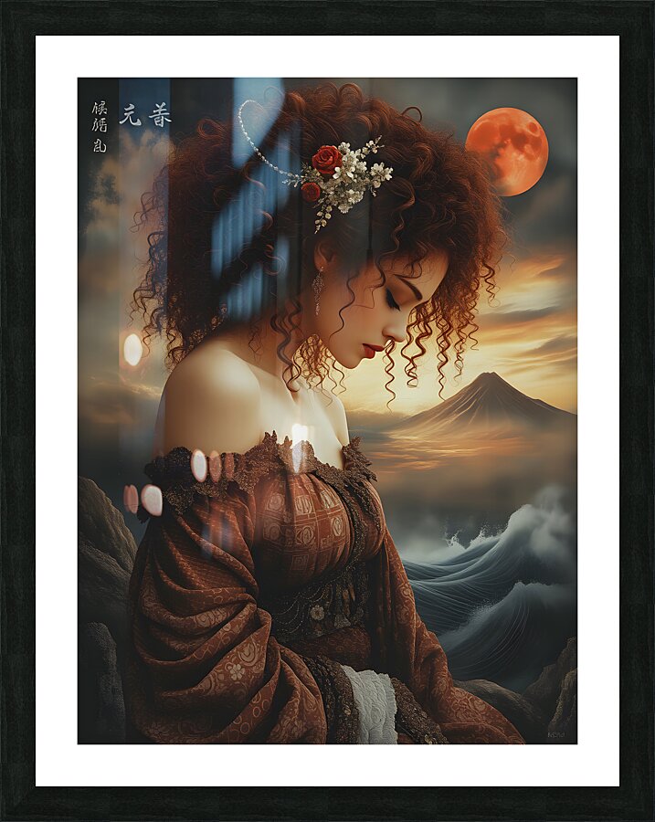  Goddess Spirit of  Love By ISHISH Picture Frame print