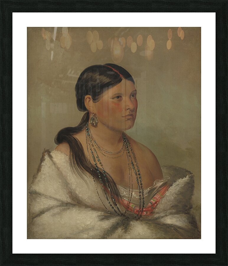 The Female Eagle – Shawano 1830 Picture Frame print