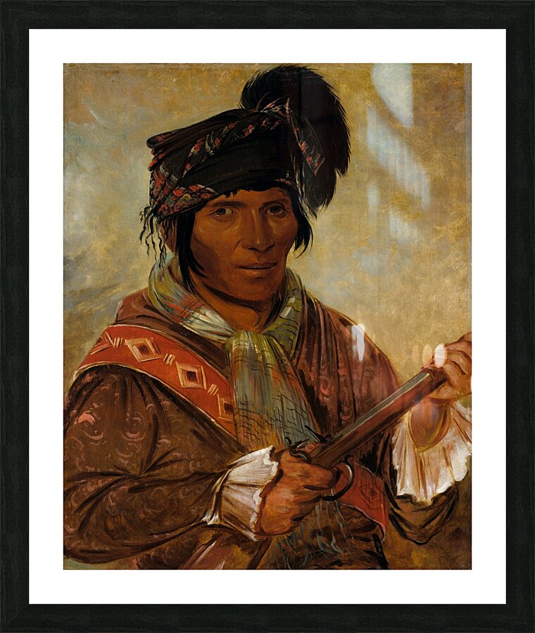 Co-Ee-Há-Jo a Chief 1838 Picture Frame print
