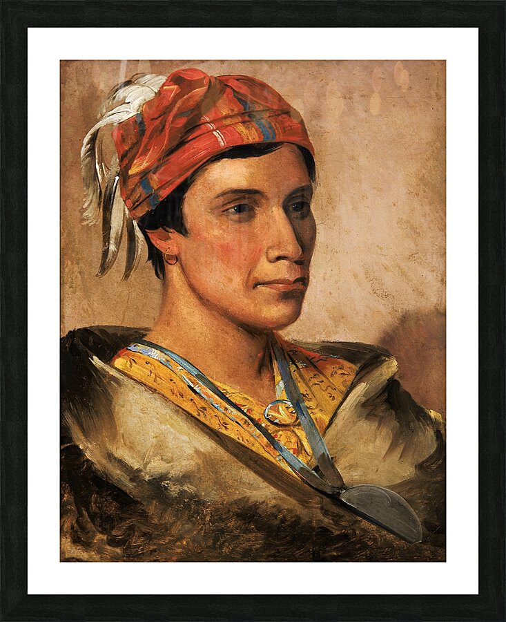 Bread Chief of The Tribe 1831 Picture Frame print