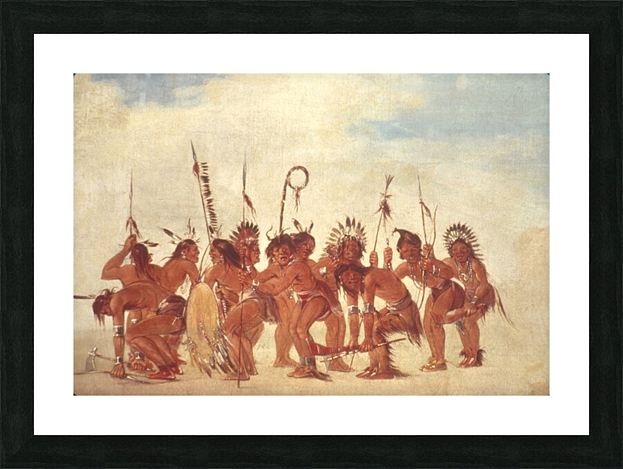 Braves’ Dance At Fort Snelling 1835-1837 Picture Frame print