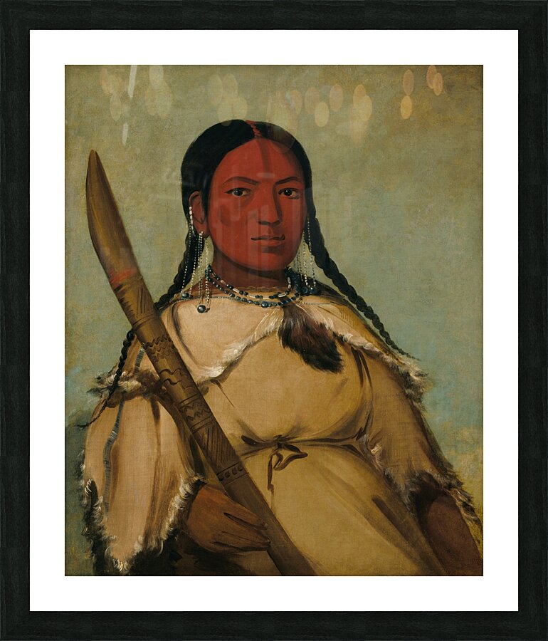 Chin-Cha-Pee Fire Bug That Creeps Wife of Pigeon’s Egg Head 1832 Picture Frame print