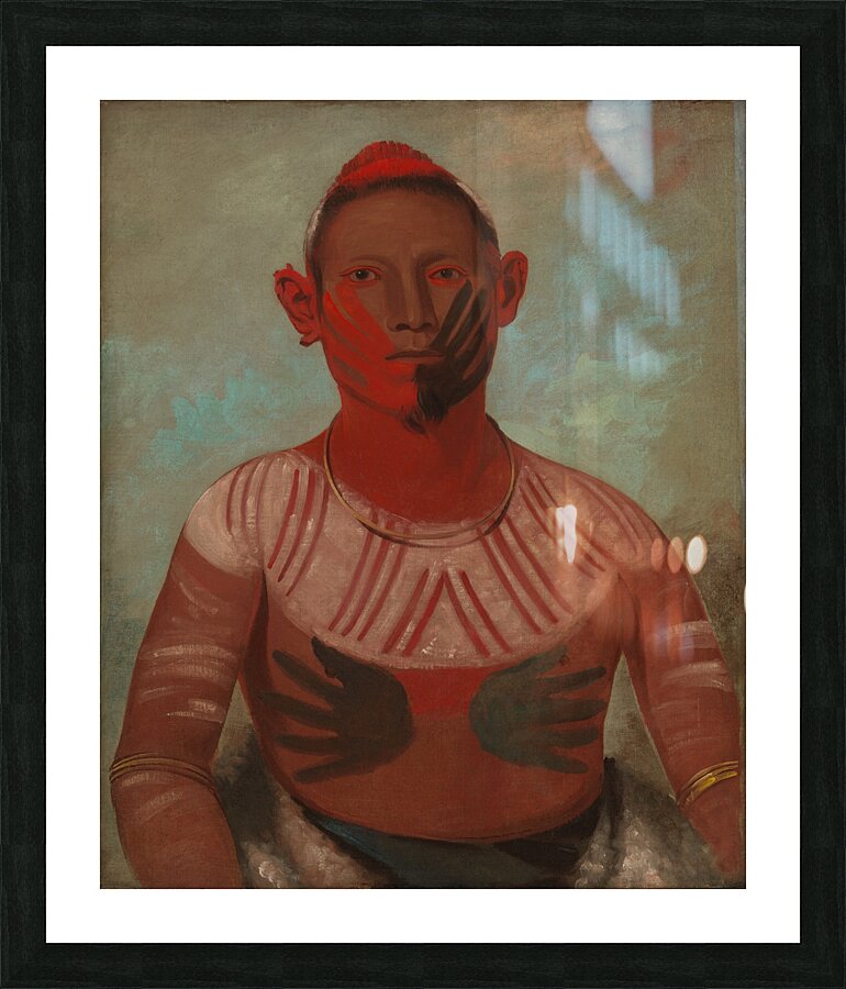 I-O-Wáy One of Black Hawk’s Principal Warriors 1832 Picture Frame print