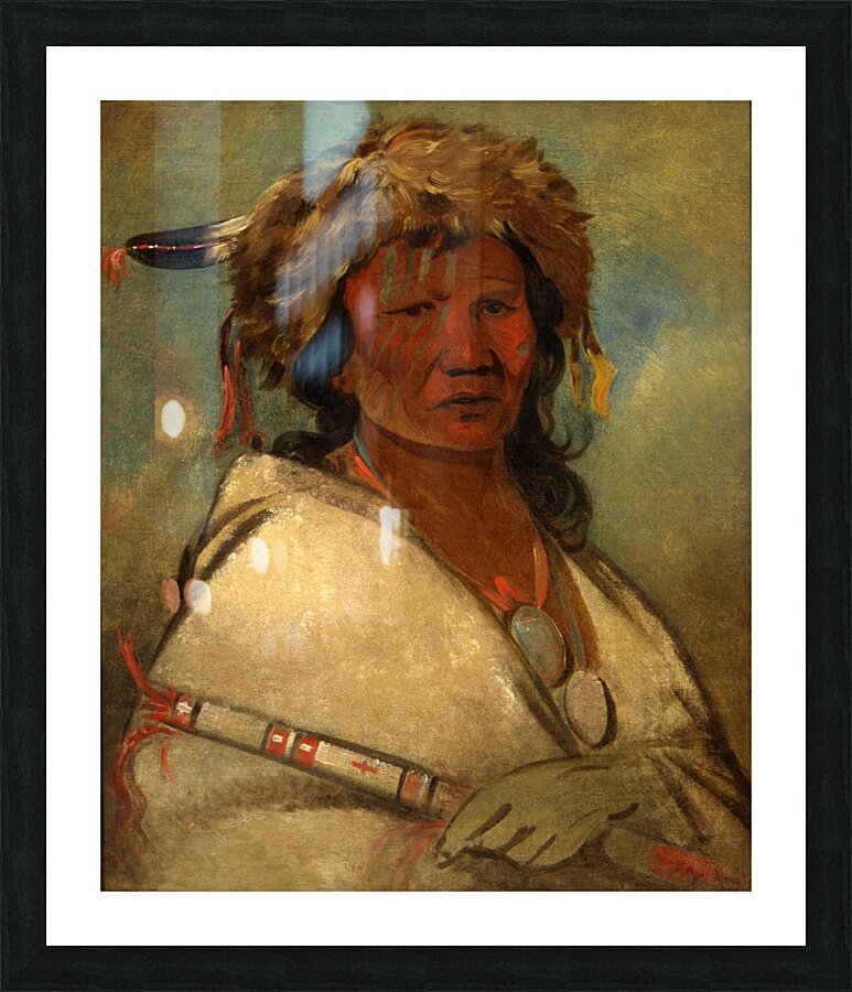 Great Hero a Chief 1845 Picture Frame print