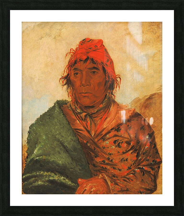 Ee-Mat-Lá- King Phillip Second Chief 1838 Picture Frame print