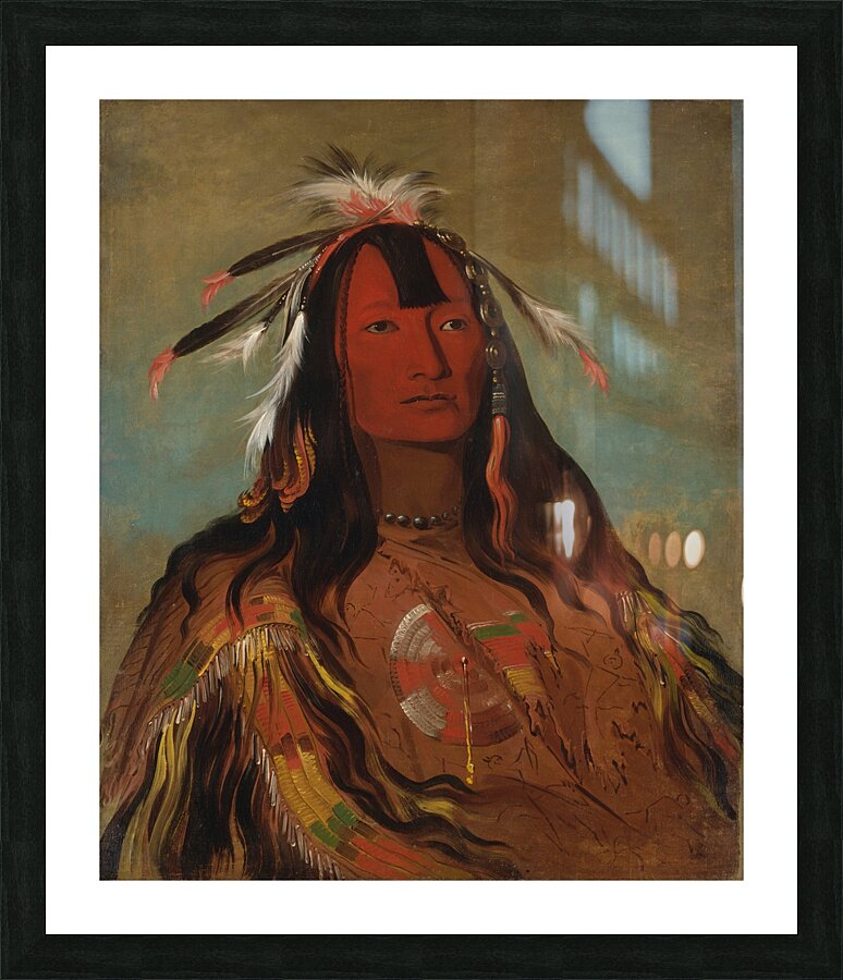 Hee-Oh’ks-Te-Kin Rabbit’s Skin Leggings 1832 Picture Frame print