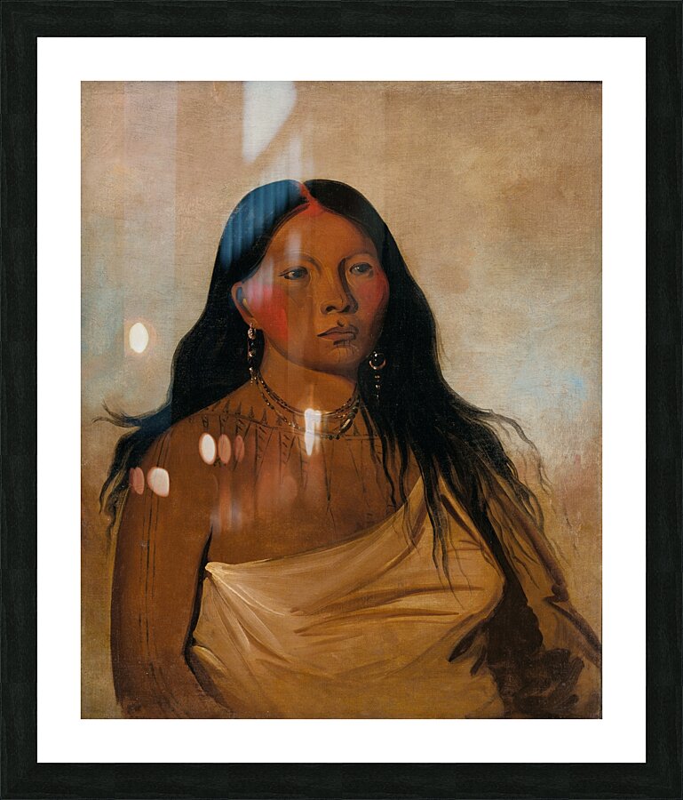 Káh-Kée-Tsee Thighs a Wichita Woman 1834 Picture Frame print