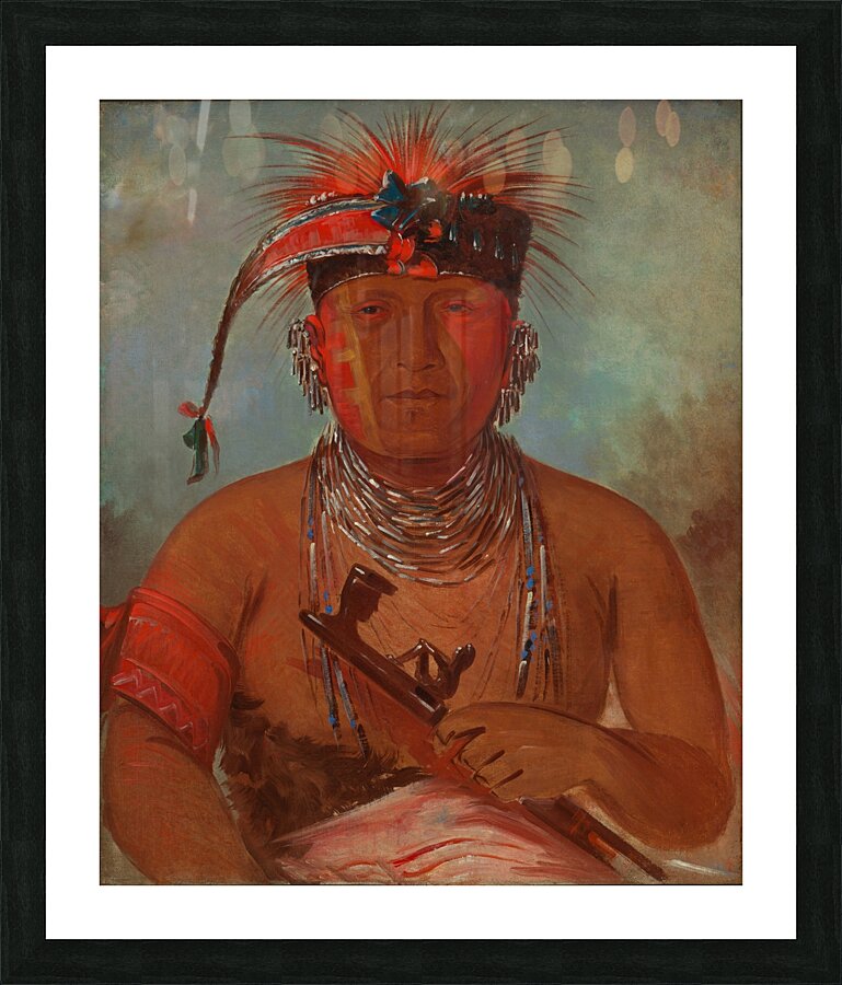 George Catlin Wée-Ke-Rú-Law He Who Exchanges 1832 Picture Frame print
