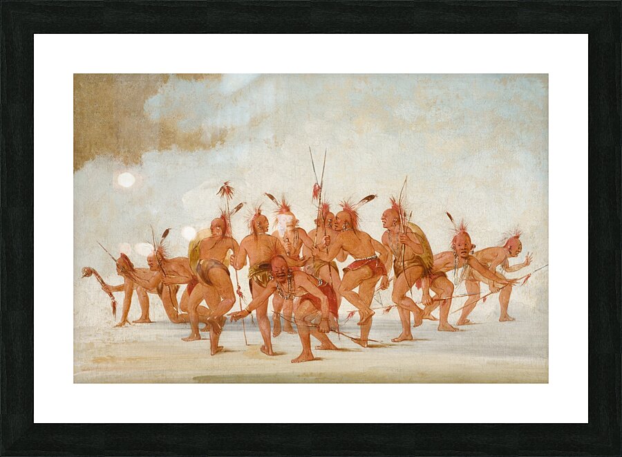 Discovery Dance Sac And Fox 1835-1837 Picture Frame print