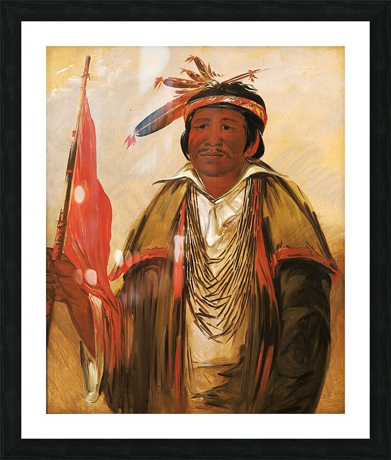 Ke-Chím-Qua Big Bear 1830 Picture Frame print