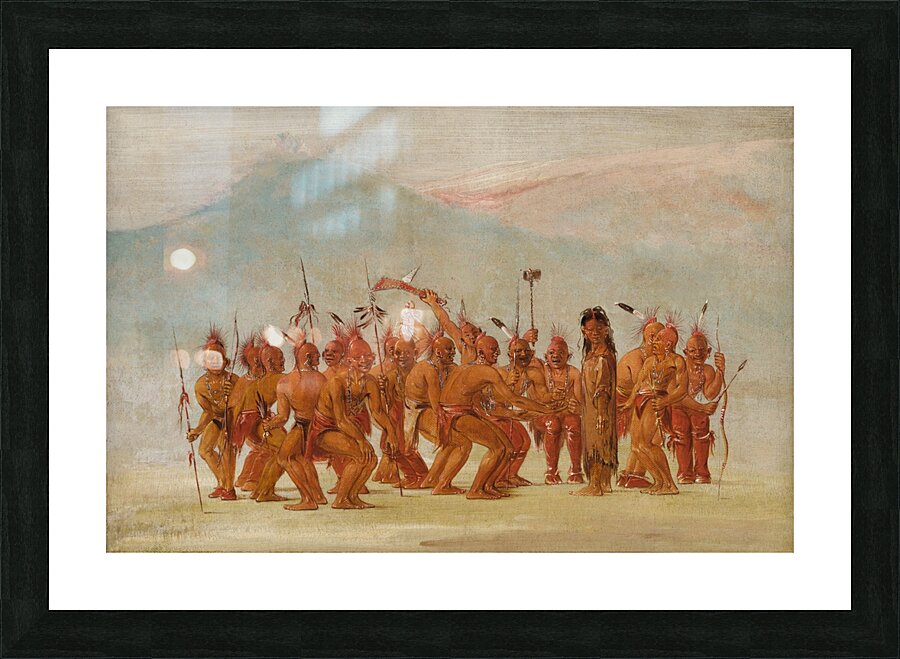 Dance To The Berdash 1835-1837 Picture Frame print