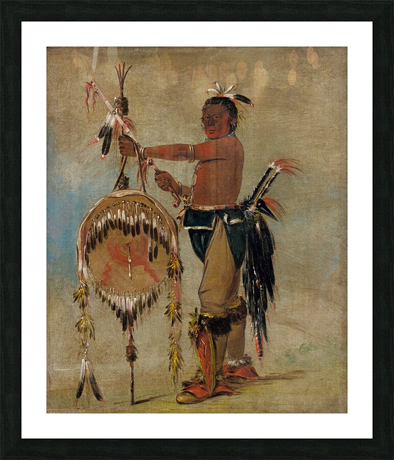 Pash-Ee-Pa-Hó Little Stabbing Chief a Venerable Sauk Chief 1835 Picture Frame print