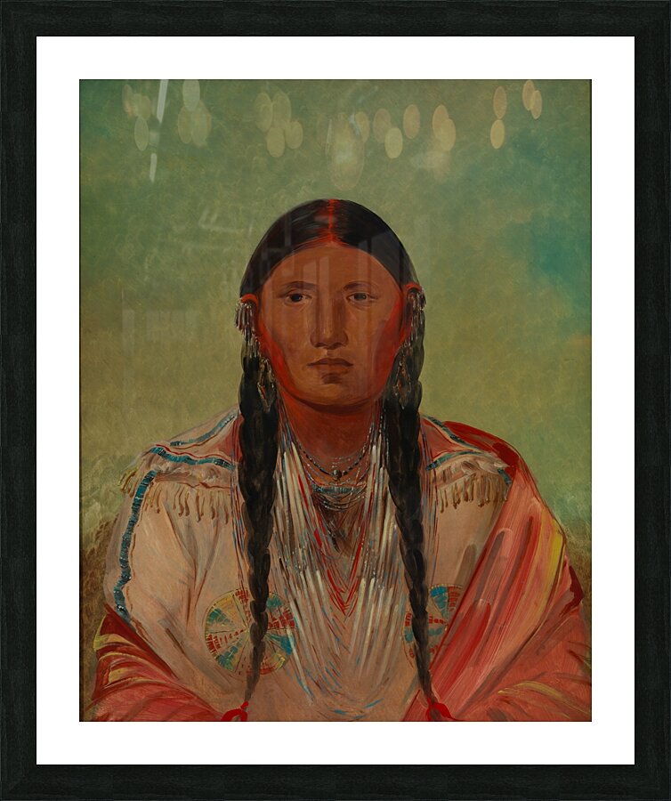 Ru-Ton-Wee-Me Pigeon On The Wing 1844 Impression et Cadre photo