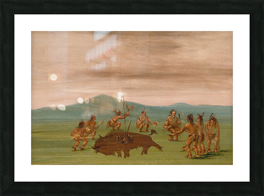 Medicine Buffalo of The Sioux 1837-1839 Picture Frame print