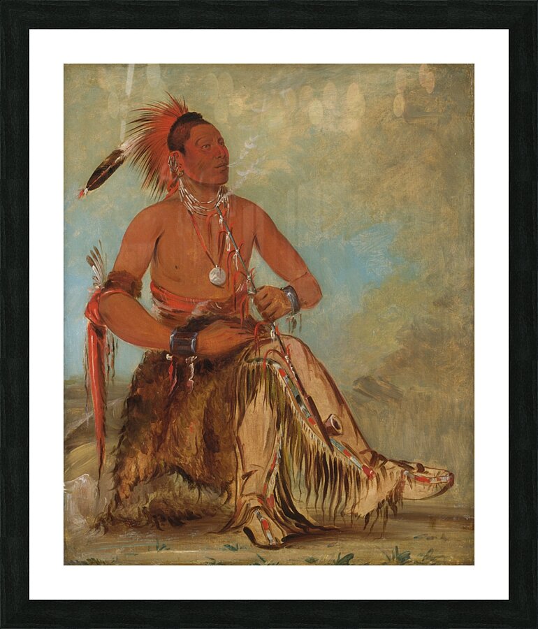 Nóm-Ba-Mon-Nee Double Walker a Brave 1832 Picture Frame print