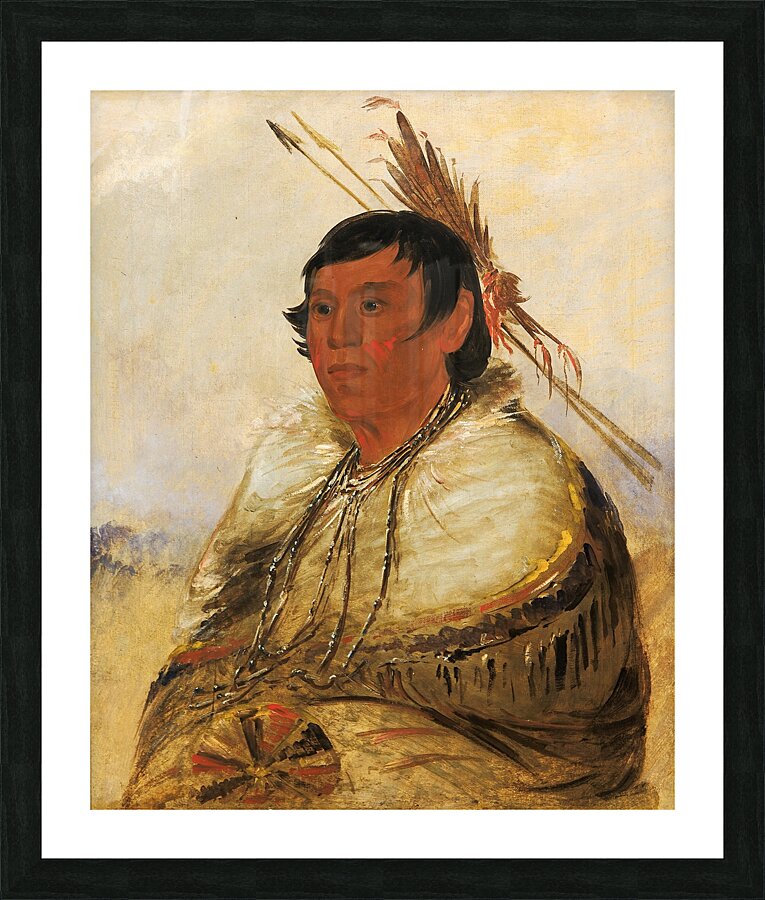 Ni-A-Có-Mo Fix With The Foot a Brave 1830 Picture Frame print