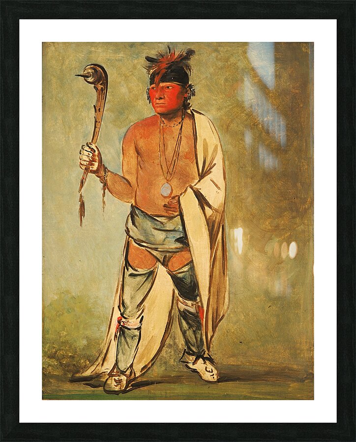 Naugh-Háigh-Hee-Kaw He Who Moistens The Wood 1828 Picture Frame print