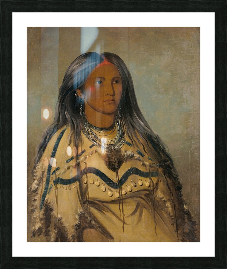 Sha-Kó-Ka Mint a Pretty Girl 1832 Picture Frame print