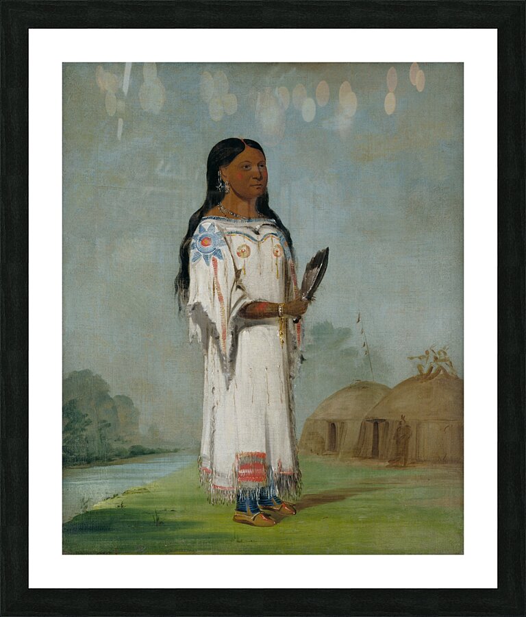Seet-Sé-Be-A Midday Sun a Pretty Girl 1832 Picture Frame print