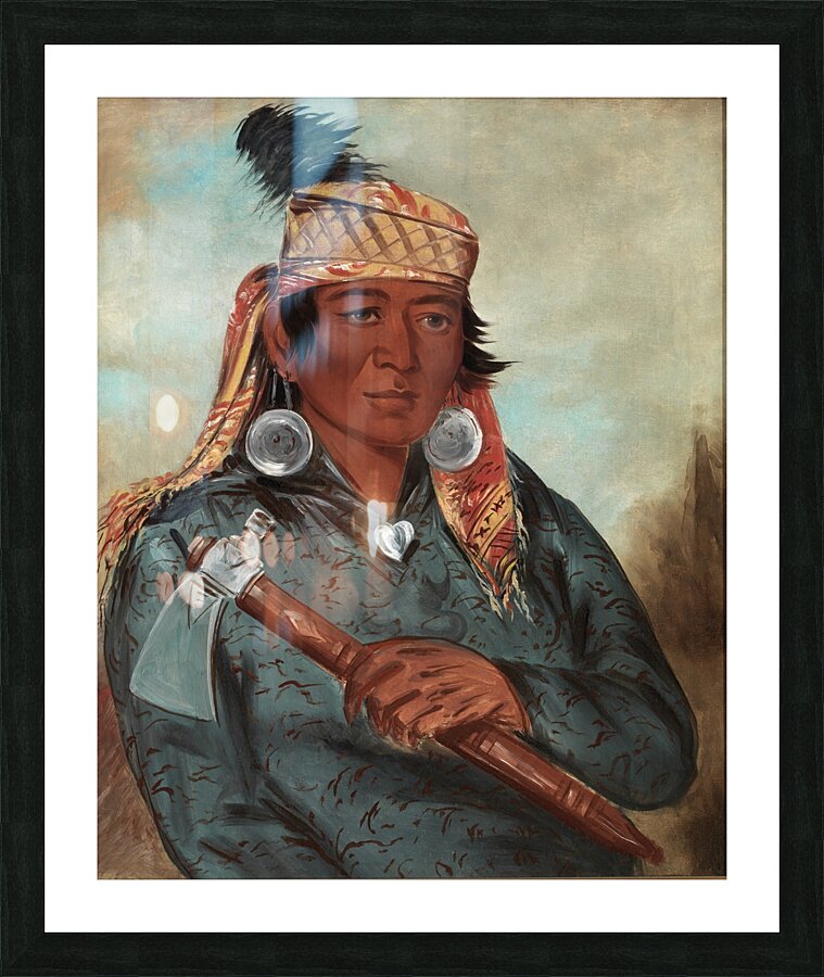 Wáh-Pe-Say The White 1830 Picture Frame print