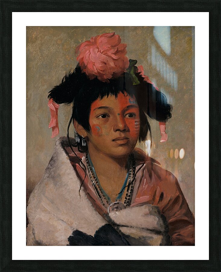 Tcha-Káuk-O-Ko-Máugh Great Chief a Boy 1831 Picture Frame print