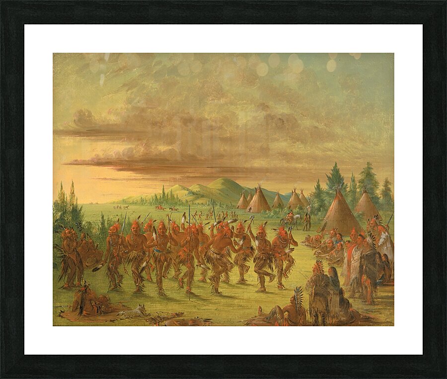 Eagle Dance 1845-1848 Picture Frame print