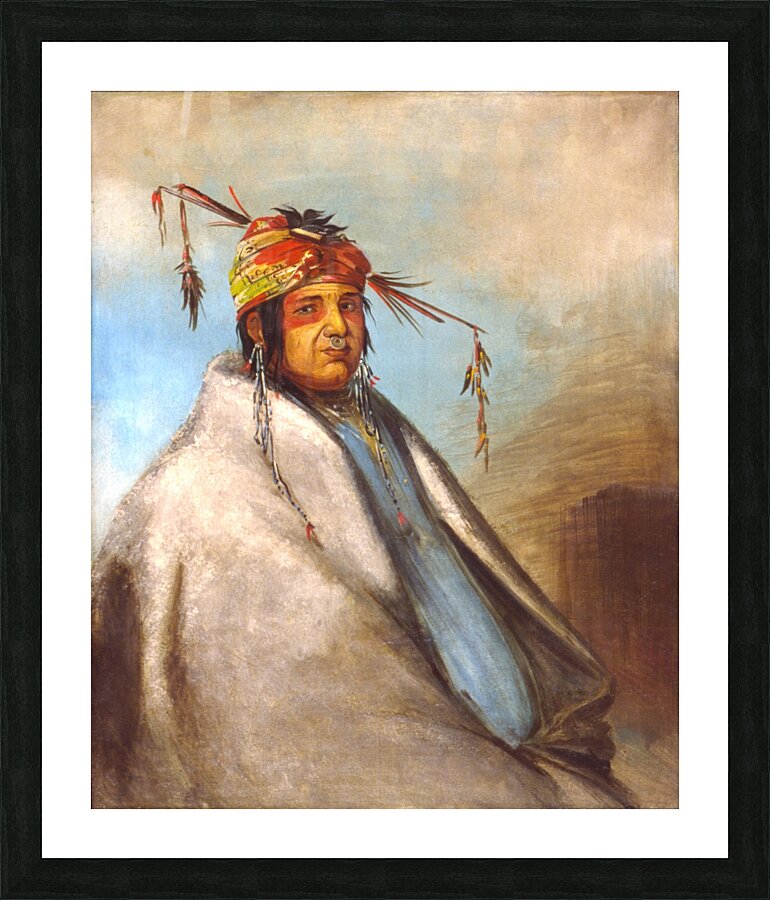 Non-on-dá-gon a Chief 1830 Picture Frame print