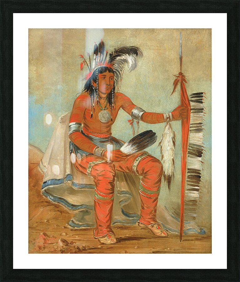 O’n-daig The Crow a Dandy 1836 Picture Frame print