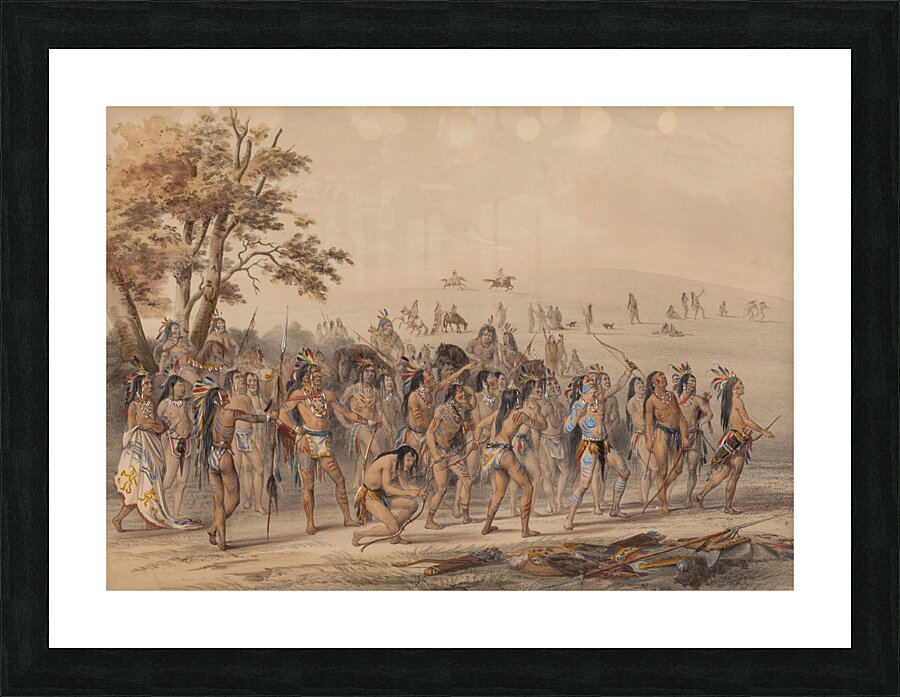 Game of the Arrow Picture Frame print