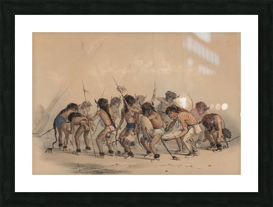 Buffalo Dance Picture Frame print