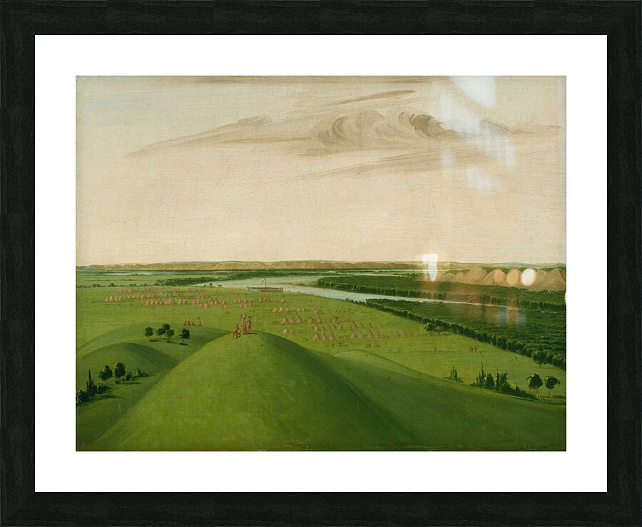 Fort Union Mouth of the Yellowstone River 2000 Miles above St. Louis Picture Frame print