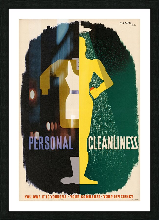 Personal Cleanliness Picture Frame print