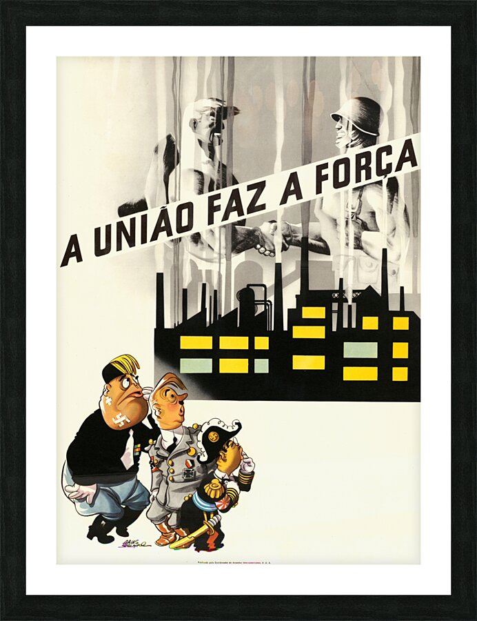 A União Faz a Força Picture Frame print