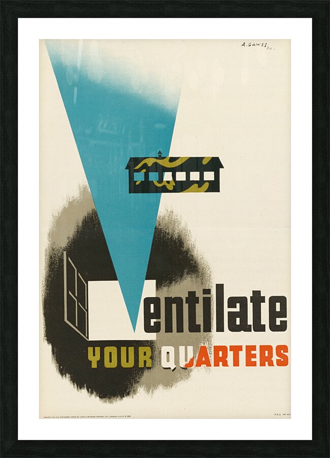 Ventilate Your Quarters Picture Frame print
