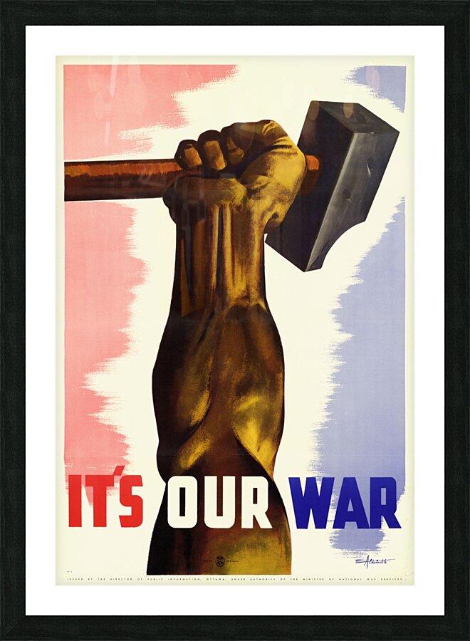 It’s Our War Picture Frame print