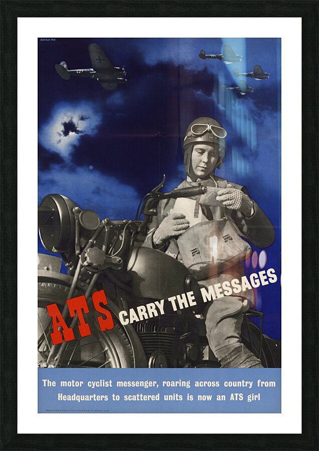 ATS Carry the Messages Picture Frame print
