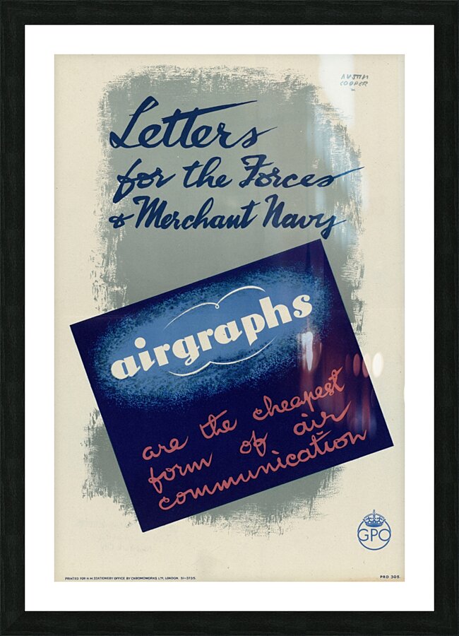 Letters for the Forces & Merchant Navy Impression et Cadre photo