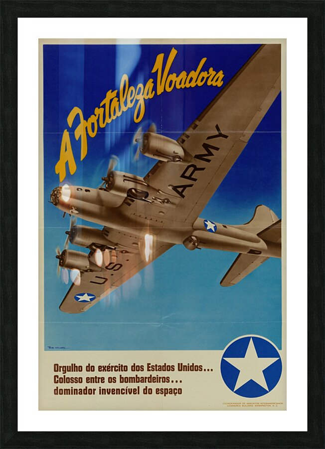 A Fortaleza Voadora Picture Frame print