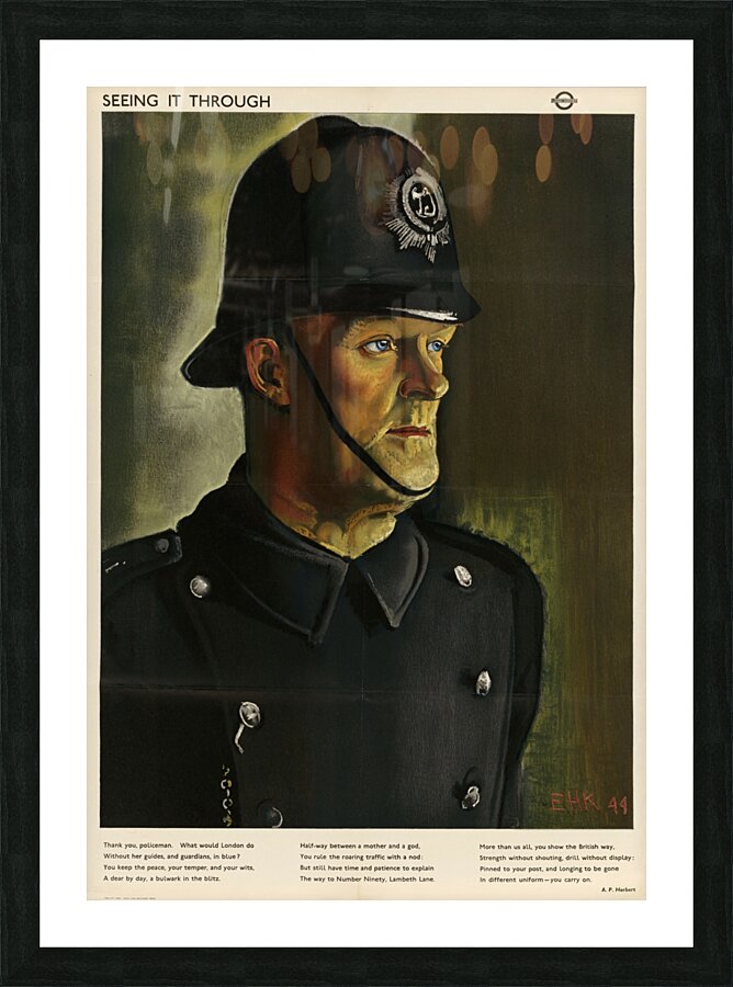 Seeing it Through Picture Frame print