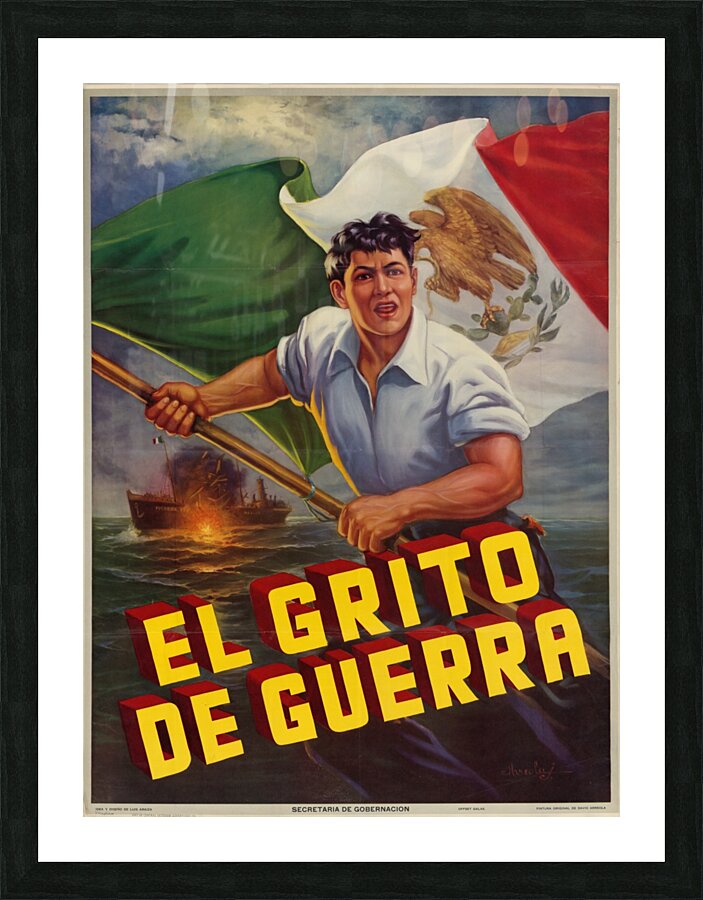El Grito de Guerra Picture Frame print