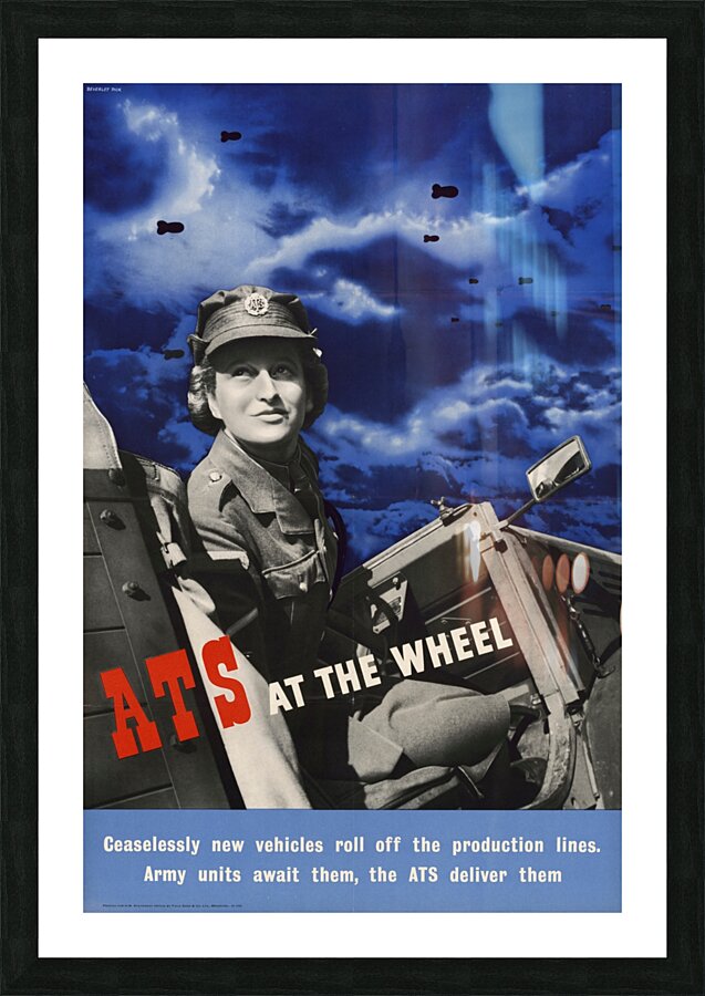 ATS at the Wheel Picture Frame print