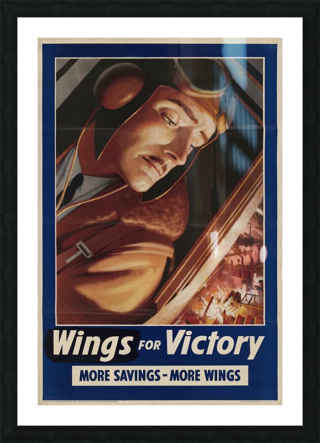 Wings for Victory Picture Frame print