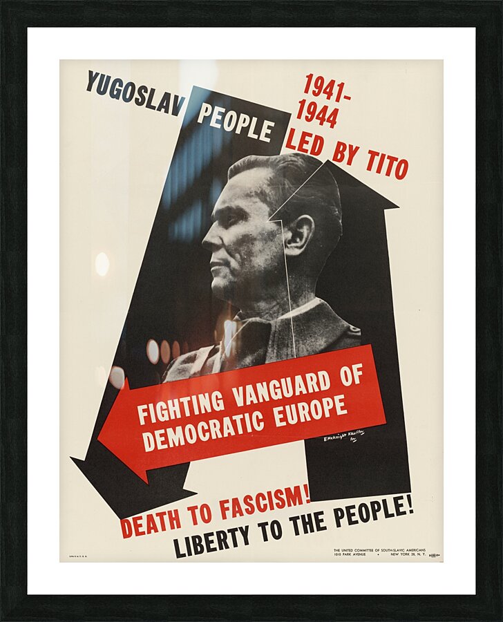 Death to Fascism! Liberty to the People! Picture Frame print