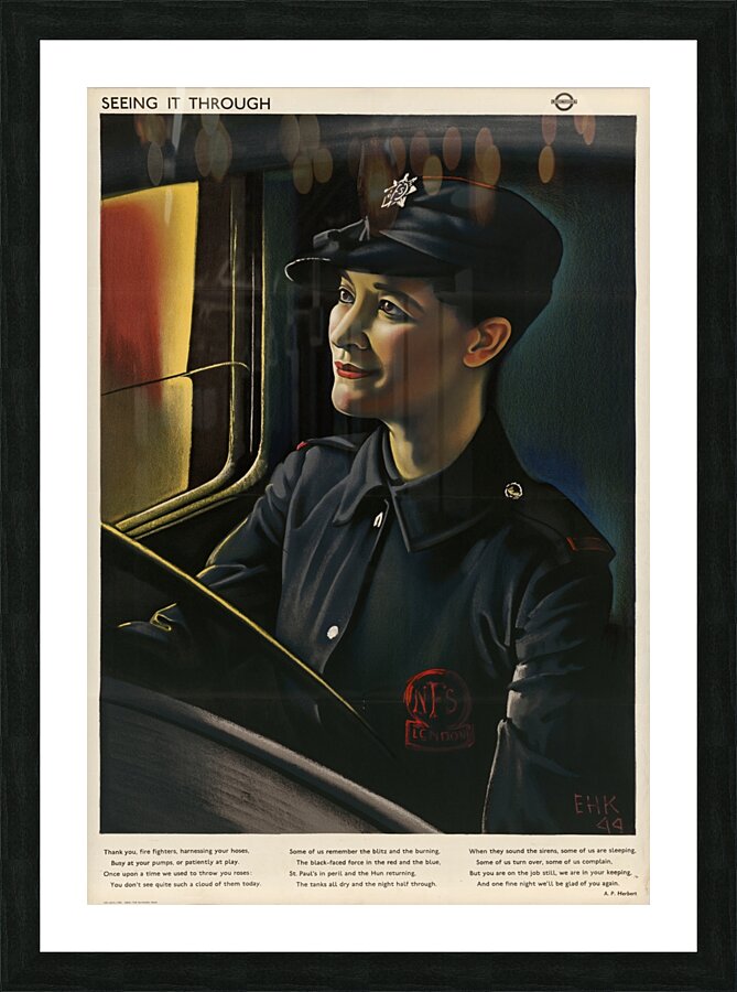 Seeing it Through Picture Frame print