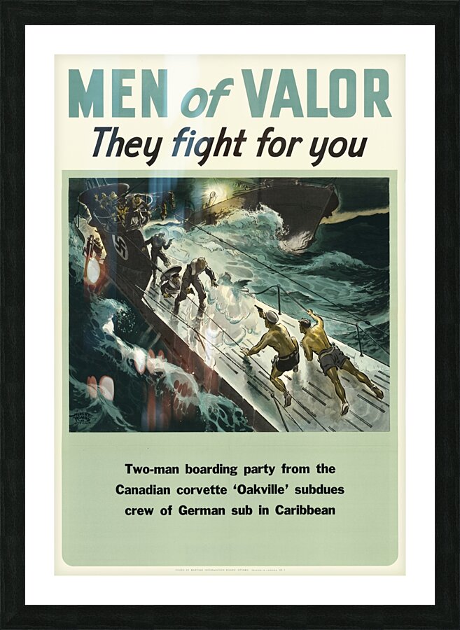 Men of Valor – They Fight for You Picture Frame print