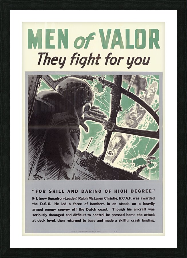 Men of Valor – They Fight for You Picture Frame print