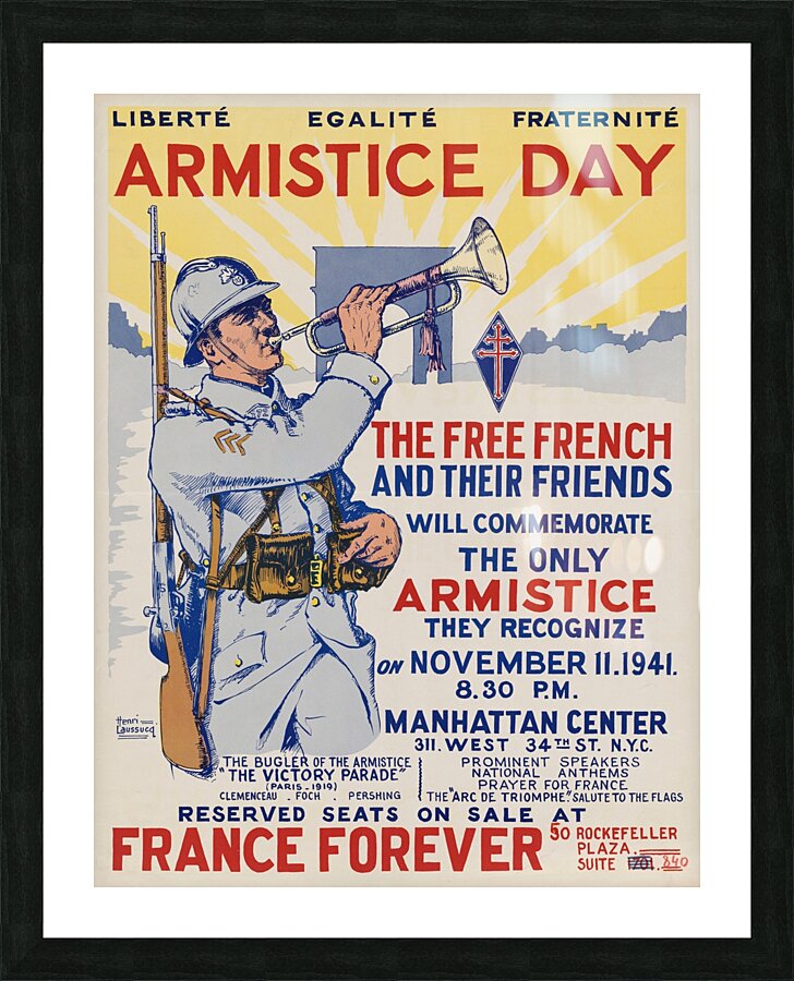 Armistice Day Picture Frame print