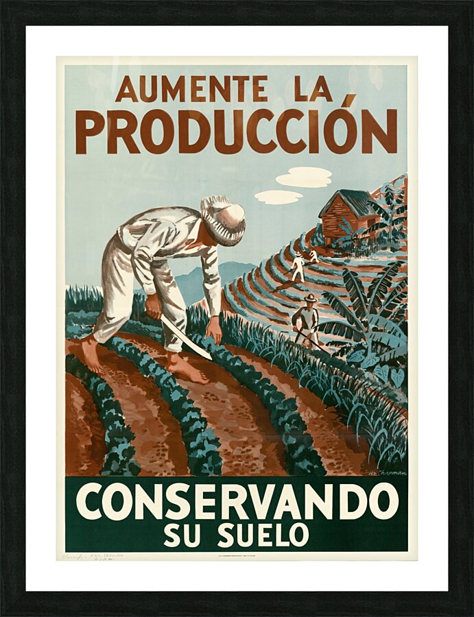 Aumente la Producción Picture Frame print