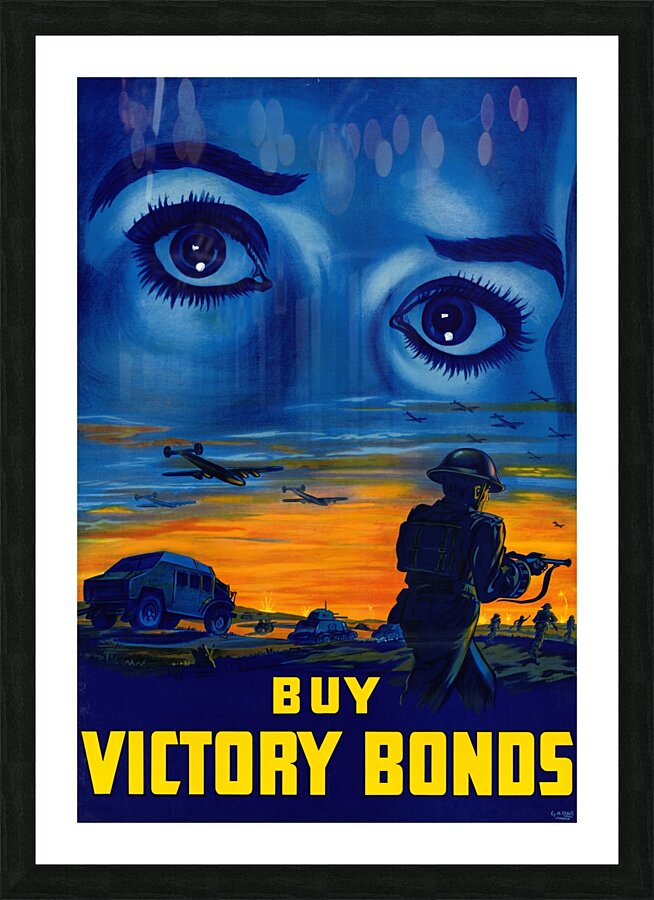 Buy Victory Bonds Picture Frame print