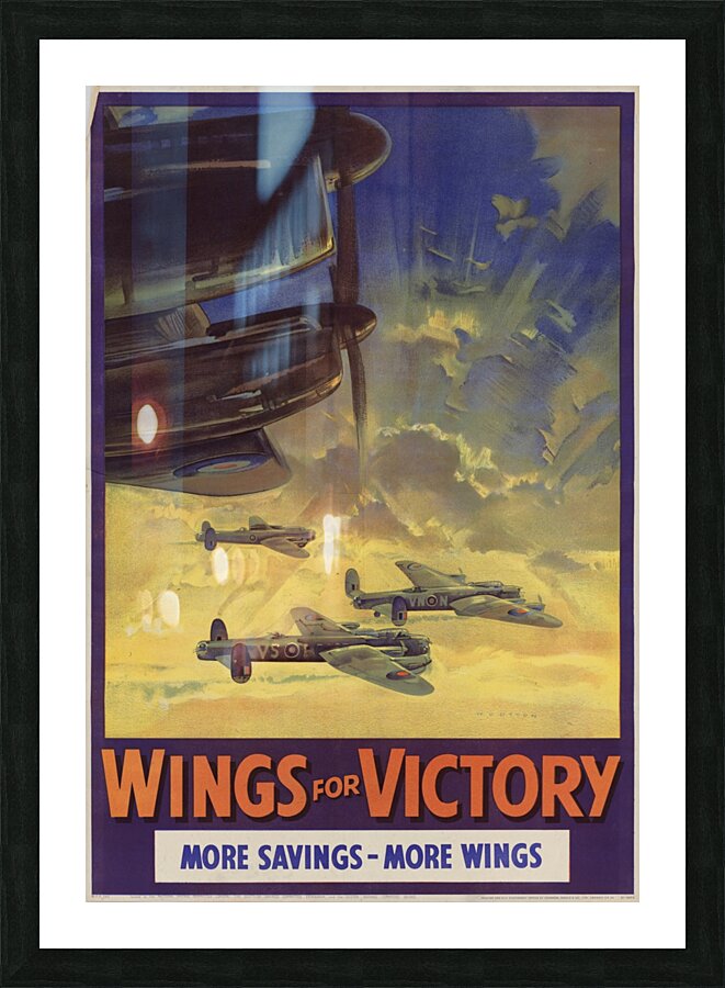 Wings for Victory Picture Frame print